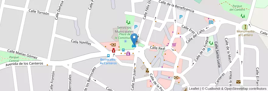 Mapa de ubicacion de Taxis Alpedrete en 西班牙, Comunidad De Madrid, Comunidad De Madrid, Cuenca Del Guadarrama, Alpedrete.