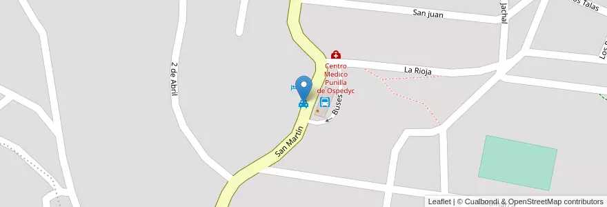 Mapa de ubicacion de Taxis y Remises en Аргентина, Кордова, Departamento Punilla, Pedanía San Antonio, Municipio De Huerta Grande.