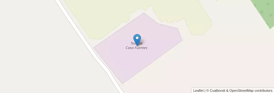 Mapa de ubicacion de Tealera Casa Fuentes en アルゼンチン, ミシオネス州, Departamento Oberá, Municipio De Campo Viera.