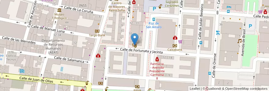 Mapa de ubicacion de Teatro Bodevil en Spanien, Autonome Gemeinschaft Madrid, Autonome Gemeinschaft Madrid, Área Metropolitana De Madrid Y Corredor Del Henares, Madrid.