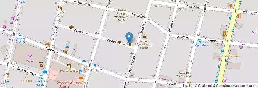 Mapa de ubicacion de Teatro ciego (abasto), Balvanera en Argentina, Ciudad Autónoma De Buenos Aires, Buenos Aires.