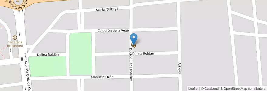 Mapa de ubicacion de Teatro La Kanoa de Papel en Arjantin, La Rioja, Departamento Capital, La Rioja.
