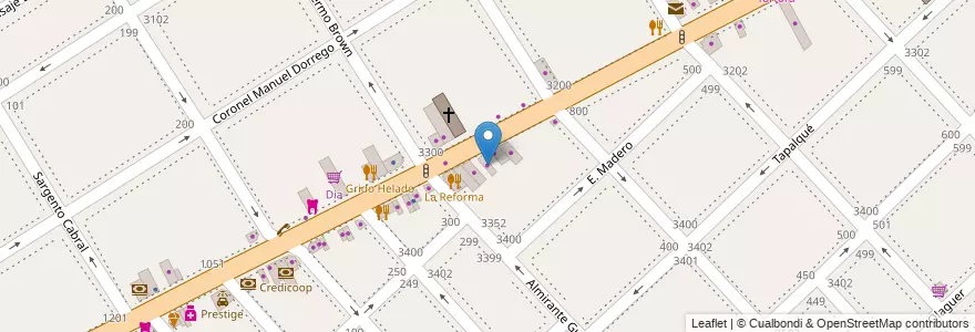 Mapa de ubicacion de Techo Tech en Argentinië, Buenos Aires, Partido De La Matanza, Lomas Del Mirador.