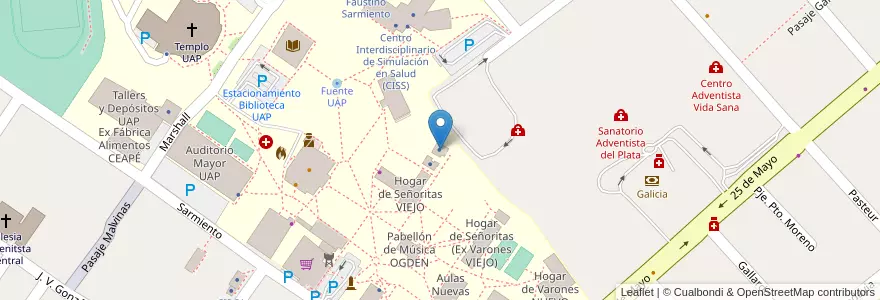 Mapa de ubicacion de Tecnología y Operaciones (TyO) en Argentina, Provincia Di Entre Ríos, Departamento Diamante, Libertador San Martín, Distrito Palmar.