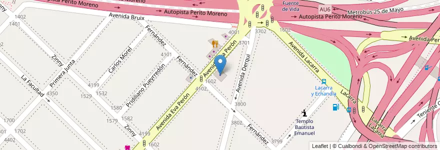 Mapa de ubicacion de Teczing S.R.L., Parque Avellaneda en アルゼンチン, Ciudad Autónoma De Buenos Aires, Comuna 9, ブエノスアイレス.