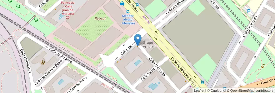 Mapa de ubicacion de Tedeum en Испания, Мадрид, Мадрид, Área Metropolitana De Madrid Y Corredor Del Henares, Мадрид.