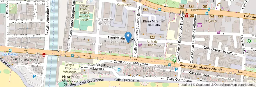 Mapa de ubicacion de Tejeringo‘s Coffee en Espagne, Málaga-Costa Del Sol, Málaga.