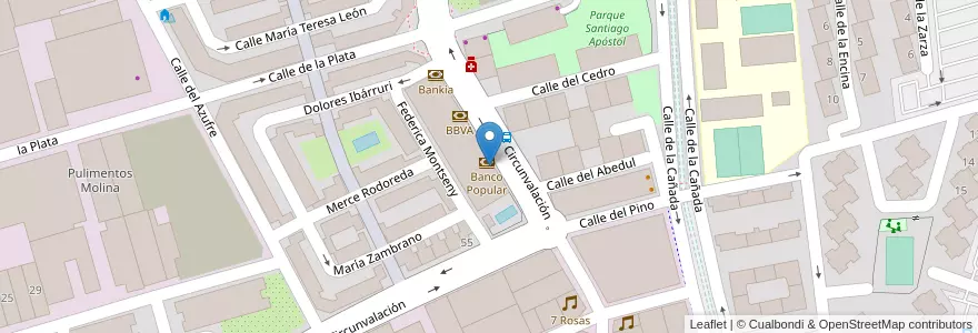 Mapa de ubicacion de Telebanco 4B en スペイン, マドリード州, Comunidad De Madrid, Área Metropolitana De Madrid Y Corredor Del Henares, Torrejón De Ardoz.