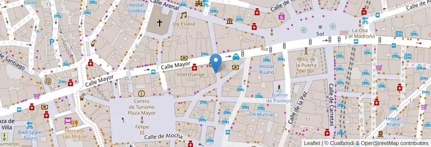 Mapa de ubicacion de Telebanco 4B en スペイン, マドリード州, Comunidad De Madrid, Área Metropolitana De Madrid Y Corredor Del Henares, Madrid.