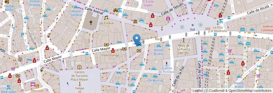 Mapa de ubicacion de Telebanco 4B en Spanien, Autonome Gemeinschaft Madrid, Autonome Gemeinschaft Madrid, Área Metropolitana De Madrid Y Corredor Del Henares, Madrid.