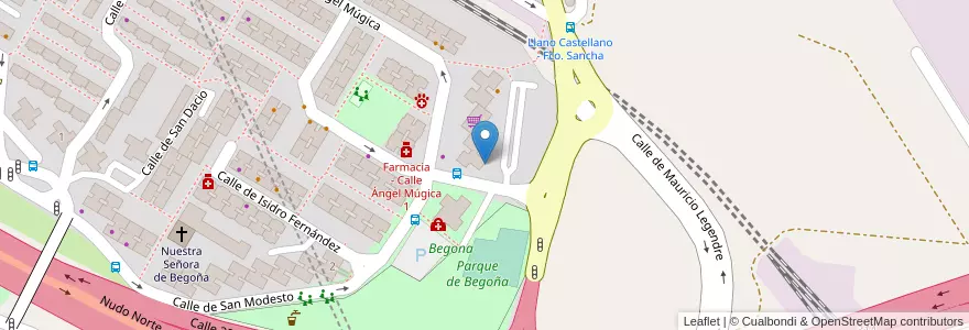 Mapa de ubicacion de Telebanco 4B en 스페인, Comunidad De Madrid, Comunidad De Madrid, Área Metropolitana De Madrid Y Corredor Del Henares, 마드리드.