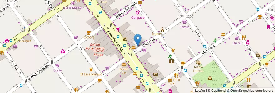 Mapa de ubicacion de Telecabinas, Belgrano en آرژانتین, Ciudad Autónoma De Buenos Aires, Buenos Aires, Comuna 13.