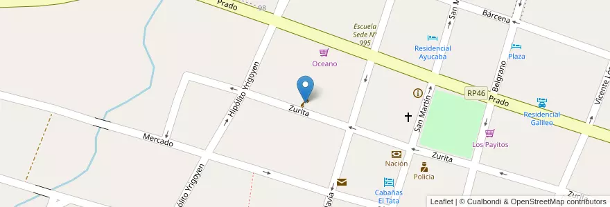 Mapa de ubicacion de Telecom en アルゼンチン, カタマルカ州, Departamento Andalgalá, Municipio De Andalgalá, Andalgala.