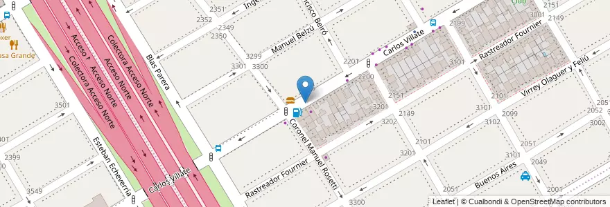 Mapa de ubicacion de Telecom en Arjantin, Buenos Aires, Partido De Vicente López, Vicente López.