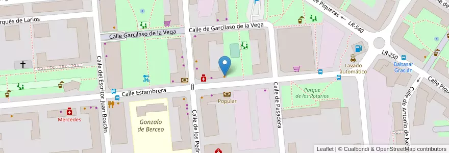 Mapa de ubicacion de Telepizza en スペイン, ラ・リオハ州, La Rioja, Logroño.