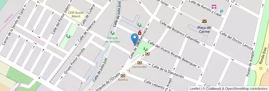 Mapa de ubicacion de Telepizza en スペイン, バレンシア州, València / Valencia, Alboraia / Alboraya.
