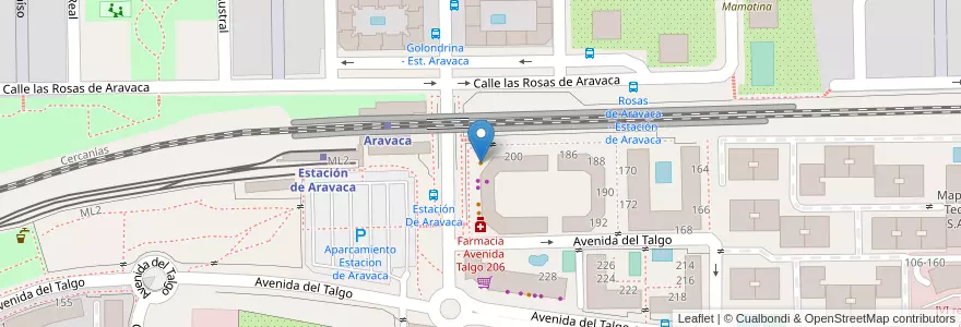 Mapa de ubicacion de Telepizza en Spagna, Comunidad De Madrid, Comunidad De Madrid, Área Metropolitana De Madrid Y Corredor Del Henares, Pozuelo De Alarcón.