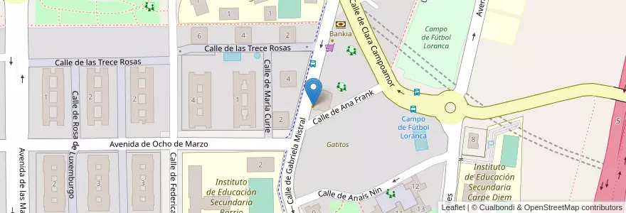 Mapa de ubicacion de Telepizza en Испания, Мадрид, Мадрид, Área Metropolitana De Madrid Y Corredor Del Henares, Fuenlabrada.