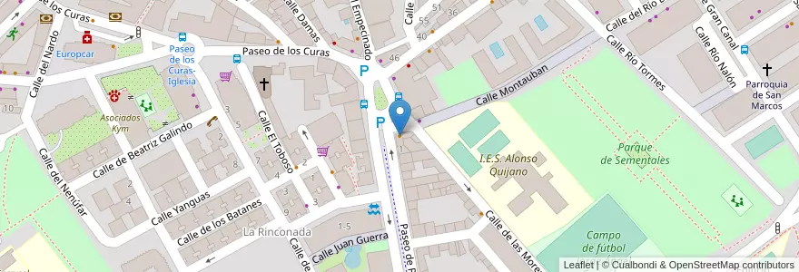 Mapa de ubicacion de Telepizza en 西班牙, Comunidad De Madrid, Comunidad De Madrid, Área Metropolitana De Madrid Y Corredor Del Henares, Alcalá De Henares.