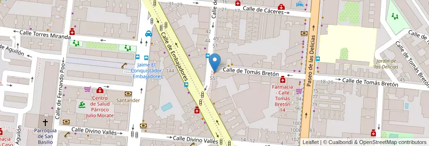 Mapa de ubicacion de telepizza en Spain, Community Of Madrid, Community Of Madrid, Área Metropolitana De Madrid Y Corredor Del Henares, Madrid.