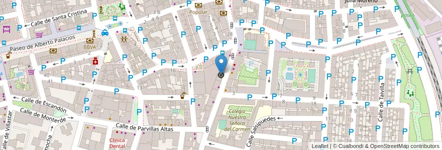 Mapa de ubicacion de Templo budista en إسبانيا, منطقة مدريد, منطقة مدريد, Área Metropolitana De Madrid Y Corredor Del Henares, مدريد.