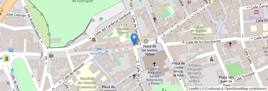 Mapa de ubicacion de Tempranillo. Restaurante Vinoteca en Espanha, Comunidade De Madrid, Comunidade De Madrid, Área Metropolitana De Madrid Y Corredor Del Henares, Alcalá De Henares.