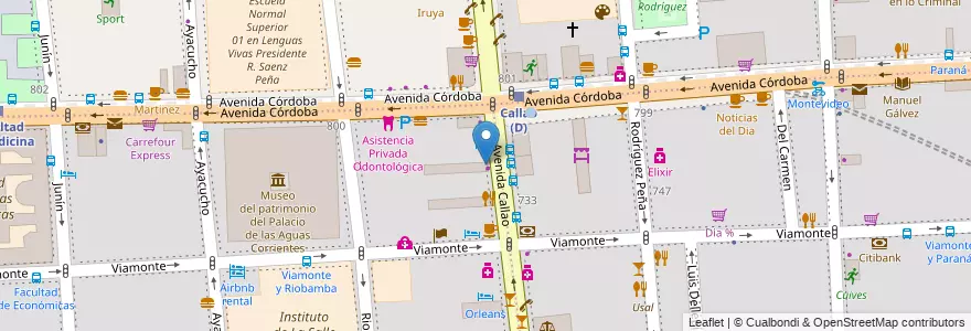 Mapa de ubicacion de Teodoro, Balvanera en Argentinien, Ciudad Autónoma De Buenos Aires, Comuna 3, Buenos Aires.