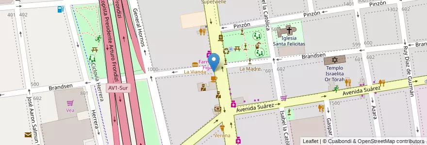 Mapa de ubicacion de Tercera Docena, Barracas en آرژانتین, Ciudad Autónoma De Buenos Aires, Comuna 4, Buenos Aires.