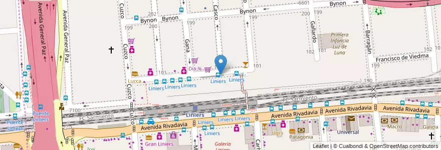 Mapa de ubicacion de Terminal Automática SUBE, Liniers en Argentine, Ciudad Autónoma De Buenos Aires, Comuna 9, Buenos Aires.