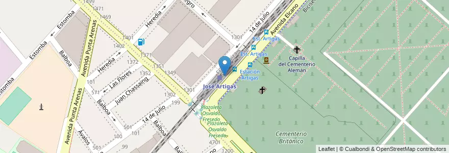 Mapa de ubicacion de Terminal Automática SUBE, Villa Ortuzar en آرژانتین, Ciudad Autónoma De Buenos Aires, Buenos Aires, Comuna 15.
