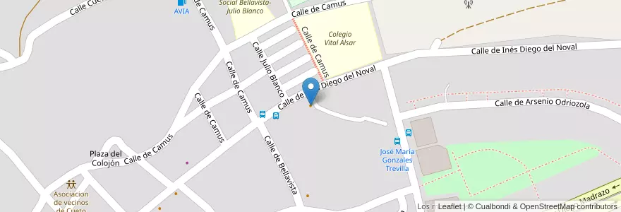 Mapa de ubicacion de Terraza Asador Bellavista en スペイン, カンタブリア州, カンタブリア州, Santander, Santander.