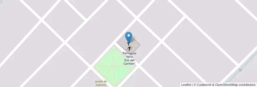 Mapa de ubicacion de Terreno parroquial en Argentina, Provincia Di Buenos Aires, Partido De Nueve De Julio, Cuartel Dennehy, Marcelino Ugarte.
