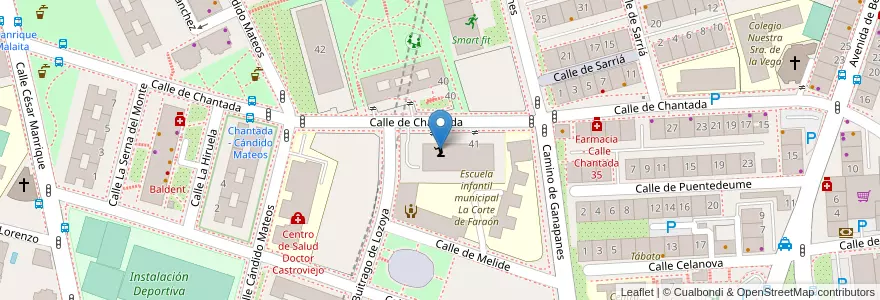 Mapa de ubicacion de Testigos Cristianos de Jehová en Spagna, Comunidad De Madrid, Comunidad De Madrid, Área Metropolitana De Madrid Y Corredor Del Henares, Madrid.