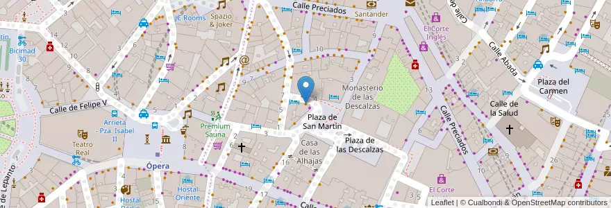 Mapa de ubicacion de Tetería Dubai en Spagna, Comunidad De Madrid, Comunidad De Madrid, Área Metropolitana De Madrid Y Corredor Del Henares, Madrid.