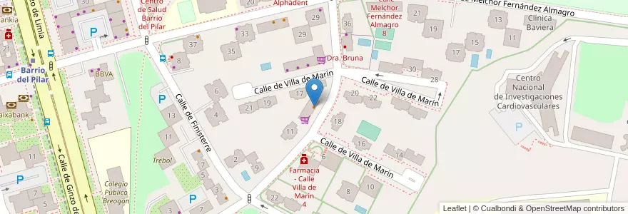 Mapa de ubicacion de Tete's en Espanha, Comunidade De Madrid, Comunidade De Madrid, Área Metropolitana De Madrid Y Corredor Del Henares, Madrid.
