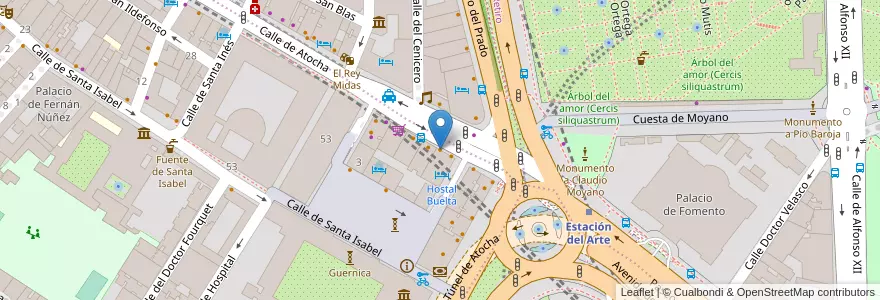 Mapa de ubicacion de TGB en Испания, Мадрид, Мадрид, Área Metropolitana De Madrid Y Corredor Del Henares, Мадрид.