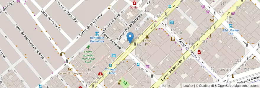 Mapa de ubicacion de Thai Garcia Restaurant en اسپانیا, Catalunya, Barcelona, Barcelonès, Barcelona.