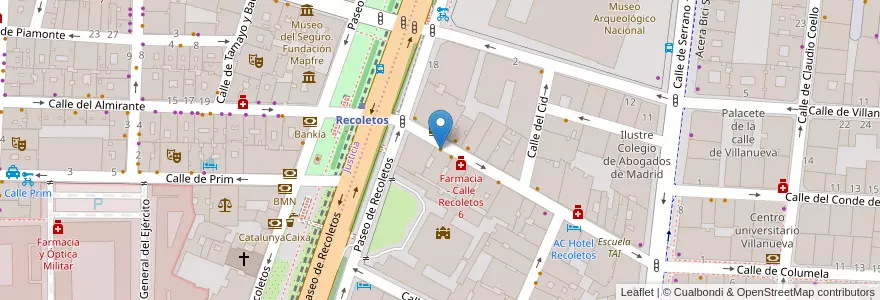 Mapa de ubicacion de Thai Garden 2112 en 스페인, Comunidad De Madrid, Comunidad De Madrid, Área Metropolitana De Madrid Y Corredor Del Henares, 마드리드.