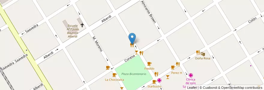 Mapa de ubicacion de The Beer Garage en 阿根廷, 布宜诺斯艾利斯省, Partido De Quilmes, Quilmes.