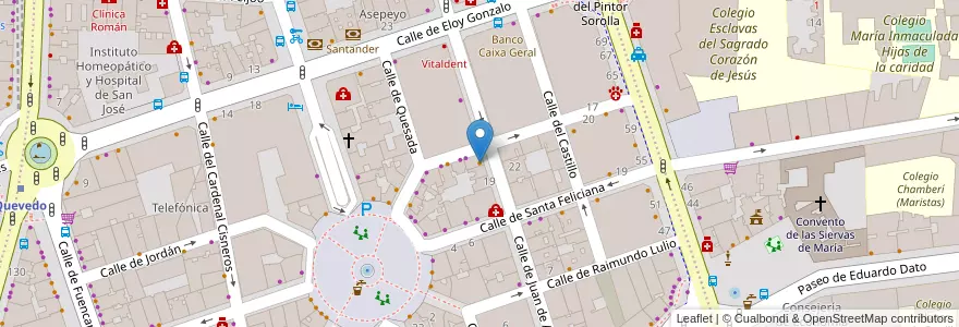 Mapa de ubicacion de The Beer Garden Tap Room en إسبانيا, منطقة مدريد, منطقة مدريد, Área Metropolitana De Madrid Y Corredor Del Henares, مدريد.