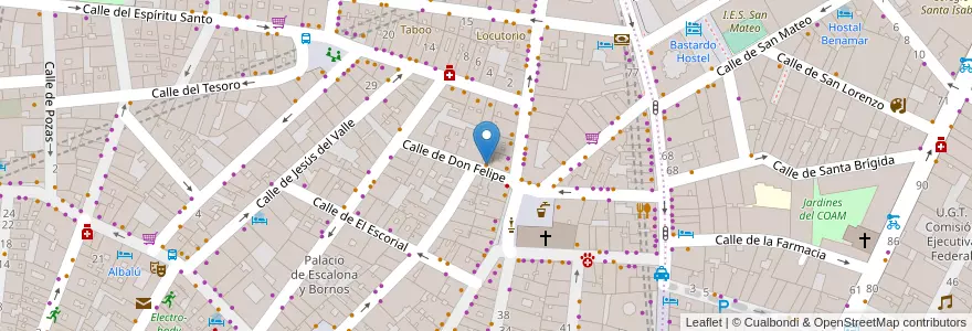 Mapa de ubicacion de The Big Banh en Spanien, Autonome Gemeinschaft Madrid, Autonome Gemeinschaft Madrid, Área Metropolitana De Madrid Y Corredor Del Henares, Madrid.