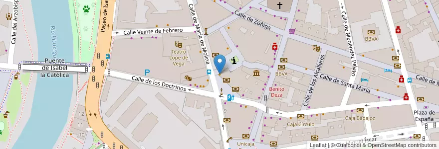 Mapa de ubicacion de The Boss en 스페인, Castilla Y León, Valladolid, Valladolid.