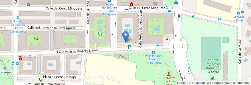Mapa de ubicacion de The Clover en España, Comunidad De Madrid, Comunidad De Madrid, Área Metropolitana De Madrid Y Corredor Del Henares, Madrid.