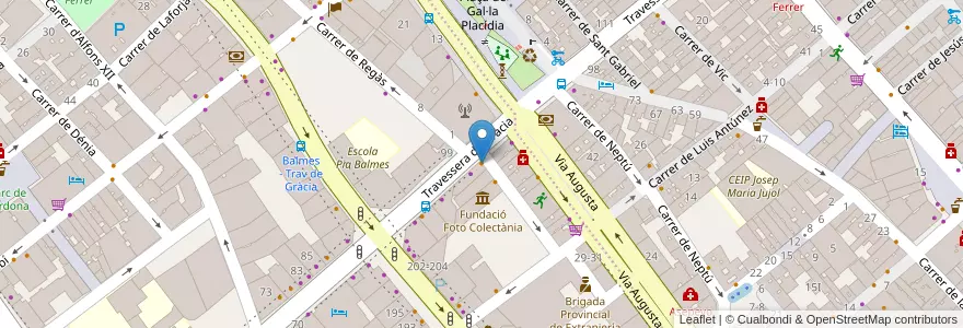 Mapa de ubicacion de The Fresh Poke en اسپانیا, Catalunya, Barcelona, Barcelonès, Barcelona.