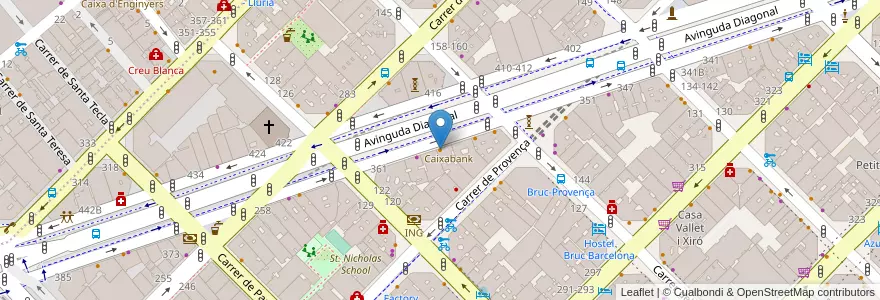 Mapa de ubicacion de The FRESH POKE en Espagne, Catalogne, Barcelone, Barcelonais, Barcelone.