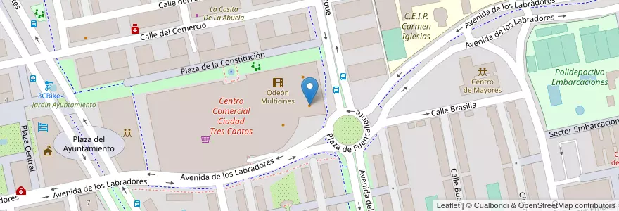 Mapa de ubicacion de The Good Burger en Spain, Community Of Madrid, Community Of Madrid, Área Metropolitana De Madrid Y Corredor Del Henares, Tres Cantos.