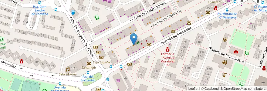 Mapa de ubicacion de The Irish Temple en إسبانيا, منطقة مدريد, منطقة مدريد, Área Metropolitana De Madrid Y Corredor Del Henares, مدريد.