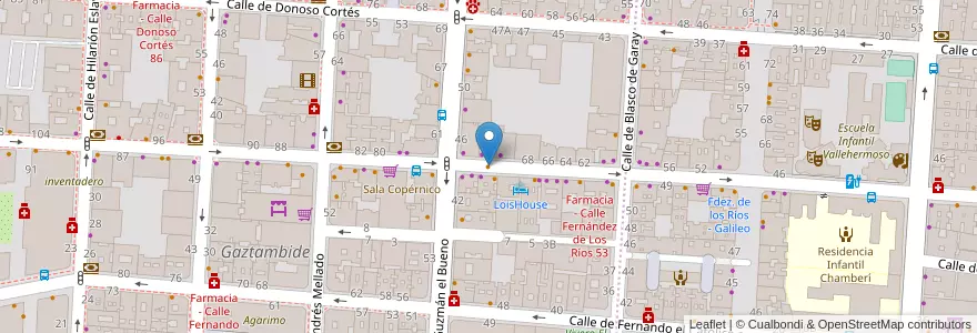 Mapa de ubicacion de The Little Big Cafe en Испания, Мадрид, Мадрид, Área Metropolitana De Madrid Y Corredor Del Henares, Мадрид.