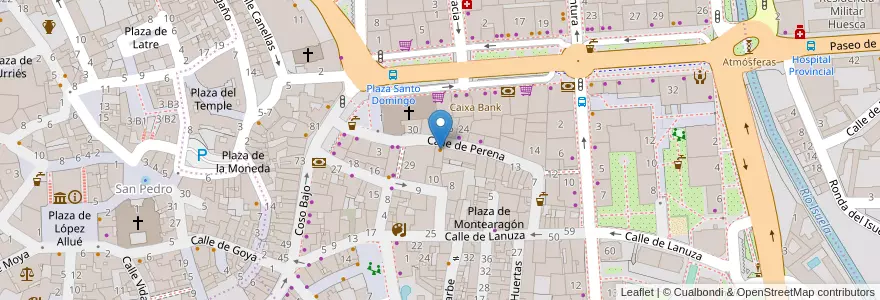 Mapa de ubicacion de The Londoner Pub en 스페인, Aragón, Huesca, Hoya De Huesca / Plana De Uesca, Huesca.