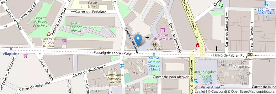 Mapa de ubicacion de The New Orleans Coffee & Tea Company en Spain, Catalonia, Barcelona, Barcelonès, Barcelona.